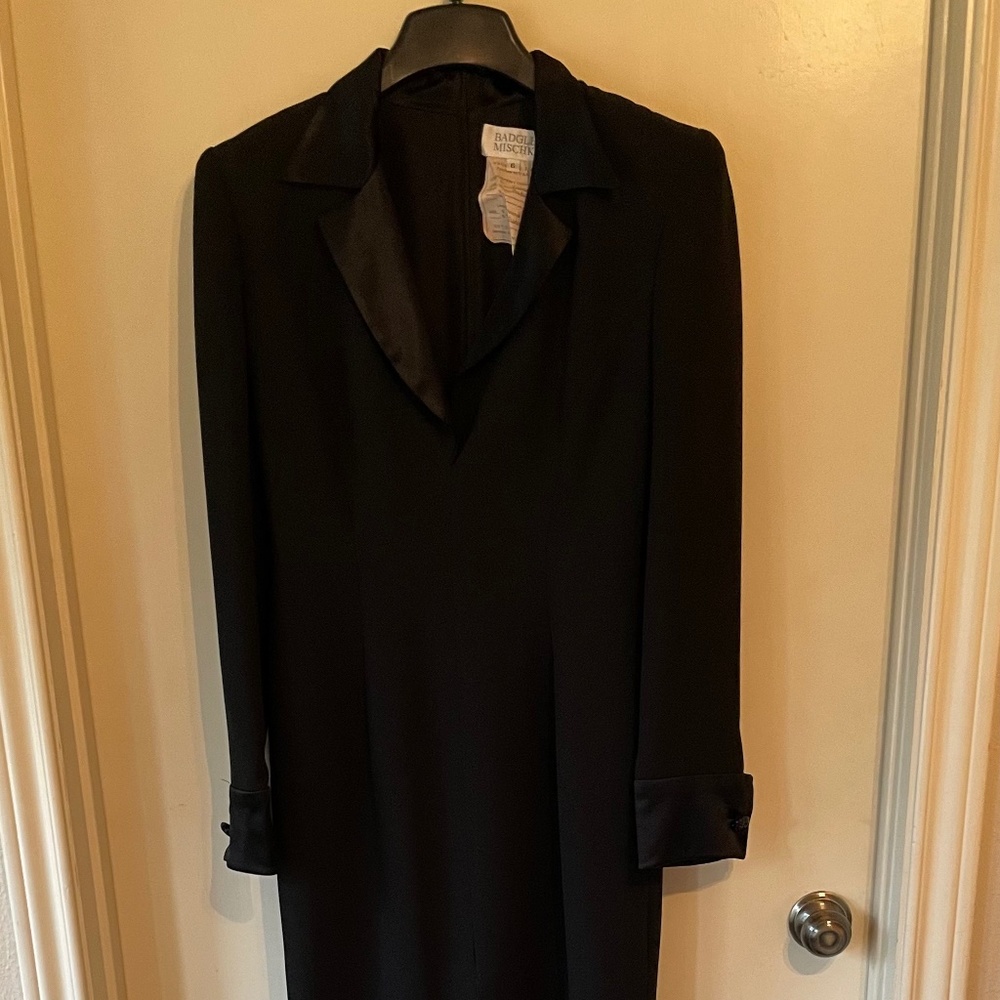 Sexy tuxedo dress by Badgley Mischka